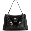image:imageJW PEI Womens Rhea Large Shoulder BagBlack Woven