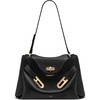 image:imageJW PEI Womens Rhea Pebbled Double Buckle Shoulder BagBlack