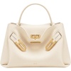 image:imageJW PEI Womens Rhea Small Pebbled Double Buckle Shoulder BagWhite