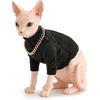 image:imageJW PEI Womens Sadie Gem Necklace Cat ClutchBlackPink