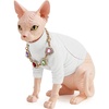 image:imageJW PEI Womens Sadie Gem Necklace Cat ClutchWhite