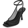 image:imageJW PEI Womens Serenity Open Toe Mesh Slingback SandalsBlack