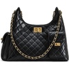 image:imageJW PEI Womens Vivian Quilted Chain Shoulder BagBlack
