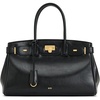 image:imageJW PEI Womens Ziva Metal Lock Decoration Tote BagBlack