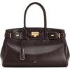 image:imageJW PEI Womens Ziva Metal Lock Decoration Tote BagDark Brown