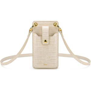 image:imageJW PEI Aylin Canvas amp Quinn Vegan Leather Cell Phone Crossbody BagBeige