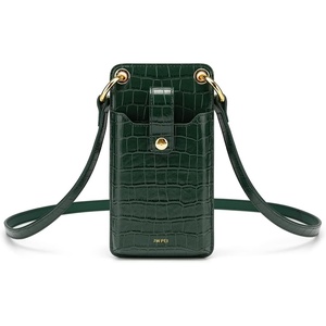 image:imageJW PEI Aylin Canvas amp Quinn Vegan Leather Cell Phone Crossbody BagDark Greenq