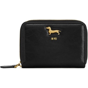 image:imageJW PEI Maeve Dachshund Metal Emblem Zip Wallet  BlackBlack