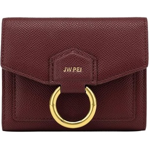 image:imageJW PEI Stella Wallet  Black Grained Vegan LeatherWine Red