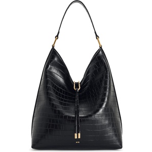 image:imageJW PEI Womens Aria Faux Suede Shoulder BagBlack Croc