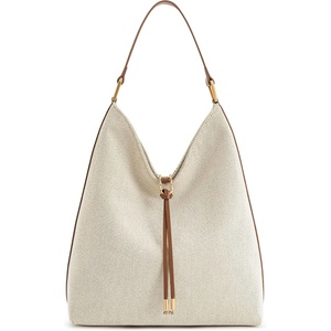 image:imageJW PEI Womens Aria Faux Suede Shoulder BagBrown Canvas