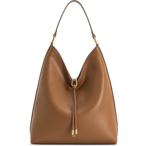 image:imageJW PEI Womens Aria Faux Suede Shoulder BagBrown Vegan Leather