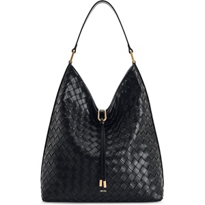 image:imageJW PEI Womens Aria Faux Suede Shoulder BagWoven Black