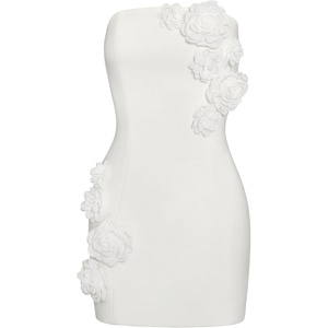 image:imageJW PEI Womens Blossoming Elegance Strapless DressWhite