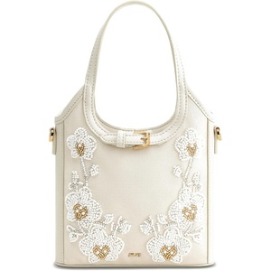 image:imageJW PEI Womens Brooke Mini Belted Embellished Top Handle BagIvory
