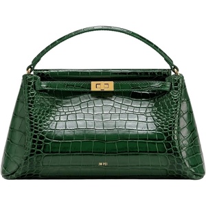 image:imageJW PEI Womens Carmen Top Handle BagForest Green Croc