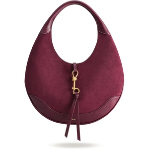 image:imageJW PEI Womens Colette Faux Suede Crescent Hobo BagDeep Claret