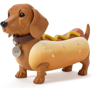 image:imageJW PEI Womens Dachshund Hot Dog Bag  BrownYellow