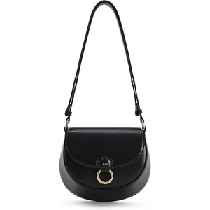 image:imageJW PEI Womens Diana Ring Flap Saddle Bag  BrownBlack