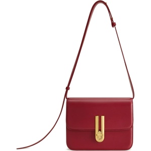 image:imageJW PEI Womens Evania Lock Pebbled Shoulder BagRed