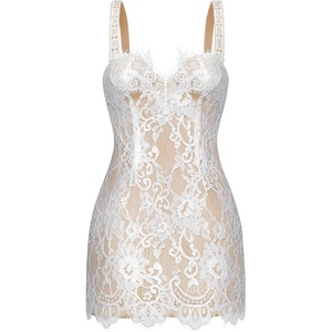 image:imageJW PEI Womens Eyelash Lace Bustier Bodycon DressWhite