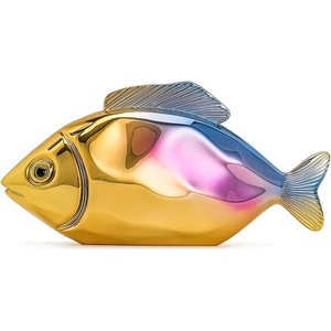 image:imageJW PEI Womens Fish Shaped ClutchGoldBlue