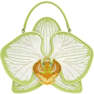 image:imageJW PEI Womens Flora Orchid Shaped Top Handle BagLight Green