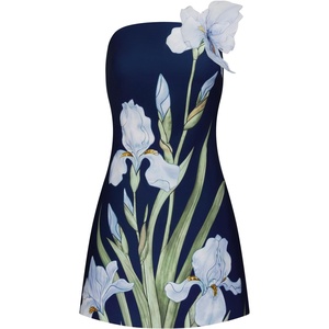 image:imageJW PEI Womens Floral Printed Mini DressNavy Blue
