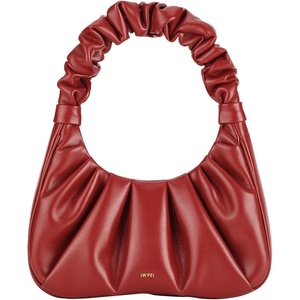 image:imageJW PEI Womens Gabbi Ruched Hobo HandbagChili Red