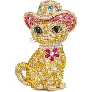 image:imageJW PEI Womens Glamorous Cat ClutchMulticolor Gold