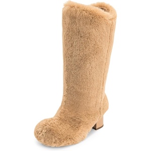 image:imageJW PEI Womens Isabella Slouchy Faux Fur BootsBeige