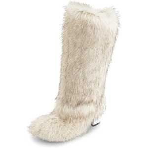 image:imageJW PEI Womens Isabella Slouchy Faux Fur BootsWhite