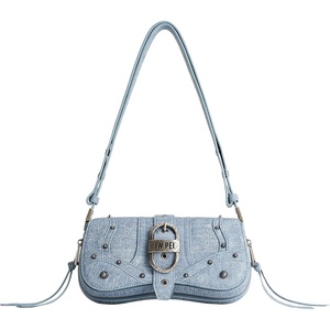 image:imageJW PEI Womens Joy Shoulder BagBuckle Denim Blue