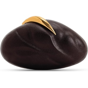 image:imageJW PEI Womens Kaya Irregular Oval Clutch  Dark Brown