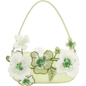 image:imageJW PEI Womens Leona Bead Embellished Shoulder BagLight Green