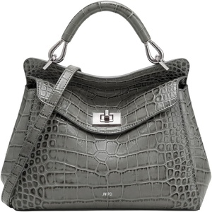 image:imageJW PEI Womens Lucia Classic Top HandbagGrey Croc