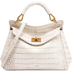 image:imageJW PEI Womens Lucia Classic Top HandbagOff White Croc