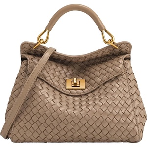 image:imageJW PEI Womens Lucia Classic Top HandbagTaupe Woven