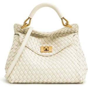 image:imageJW PEI Womens Lucia Classic Top HandbagWoven White