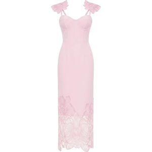 image:imageJW PEI Womens Orchid Embroidered Corset DressDusty Rose