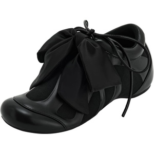 image:imageJW PEI Womens Rosie Bow Tie Low Top SneakersBlack