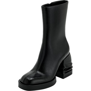 image:imageJW PEI Womens Saylor Round Toe Platform Ankle BootsBlack