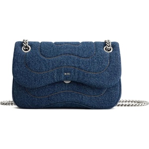 image:imageJW PEI Womens Tina Quilted Chain CrossbodyBlue Denim