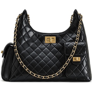 image:imageJW PEI Womens Vivian Quilted Chain Shoulder BagBlack