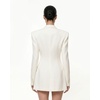 image:imageJW PEI Womens Iris Embroidery Hourglass BlazerWhite