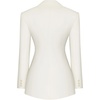 image:imageJW PEI Womens Iris Embroidery Hourglass BlazerWhite