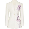 image:imageJW PEI Womens Iris Embroidery Hourglass BlazerWhite