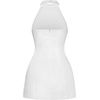image:imageJW PEI Womens 3D Floral Halter Mini DressWhite