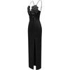 image:imageJW PEI Womens 3D Floral Strappy Maxi DressBlack