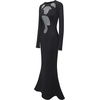 image:imageJW PEI Womens Ava Cutout Bodycon GownBlack
